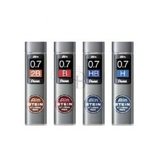 EVERYBAO 아인슈타인 샤프심 0.7 0.9 10개 1세트 C277ㅡ2B(07mm) 신학기선물 입학선물, C279ㅡB(09mm)