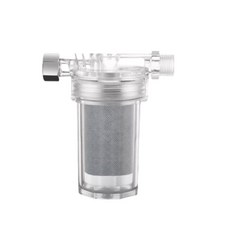 洗衣機前置過濾器/蓮蓬頭前置過濾器/水龍頭前置過濾器/水質過濾器, 透明外殼贈濾心, 1個