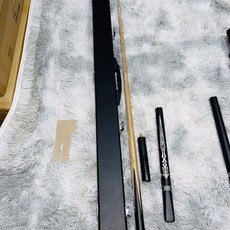 撞球桿 中式黑八球桿 美式九球桿 高檔戰神撞球桿 小中頭 中式美式黑八8桿 斯諾剋桌球桿 分體4/3, 戰神2桿盒配置送皮頭巧克手套抹桿布,中頭11.5MM, 1個