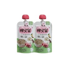 배냇밀 이유식 완료기, 100g, 2개, 혼합맛(소고기/콜리플라워)