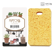 자연그램 천연 코코넛 제로웨이스트 수세미, 선인장, 1개, 1개