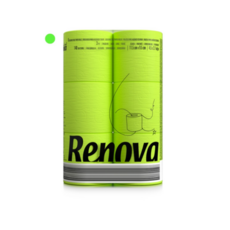 레노바 블랙라벨 그린 컬러티슈, 6롤, 1개, 16.1m