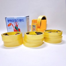 투명 테이프 절테이프 12mm 16mm 24mm 커터기세트 리필 문구 사무실 hm 가성비 가심비, 1개, 카터기+16미리9개