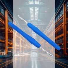 코바늘 4mm 도구 중바늘 모자 뜨개질 레이스 털모자