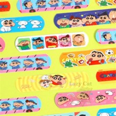 나른한고양이 짱구는못말려 캐릭터 밴드 표준형50매 비상용품 휴대용밴드 상처밴드, 유치원