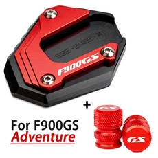 BMW F900GS F 어드벤처 ADV 2024 모터 CNC 풋 사이드 스탠드 확대 패드, 07 Combo gsadv Red