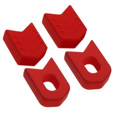 실리콘 자전거 크랭크 슬리브 암 부츠 보호대, 3. Red, 1세트