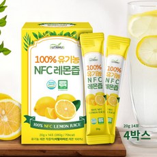 이나스타 뉴트리너스 NFC 유기농 레몬즙, 56개, 20ml