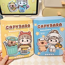 CAPYBARA果凍貼紙安靜書，兒童益智玩具，場景貼紙遊戲，DIY手工製作, 果凍版街角奇遇+溫泉日記, 1套