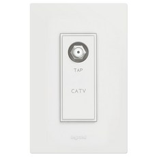 [본사정품] 르그랑 아펠라 화이트) CATV 3방 TV콘센트 유니트, 1개
