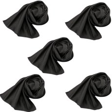 굳나이픽 쿨타올 스포츠 급속 쿨링 타월 수영 등산용 수건, 블랙, 5팩