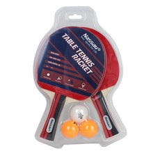 낫소 탁구라켓 세트 NXTT-ER145 쉐이크 라켓2개 탁구공 3개 세트, 1세트