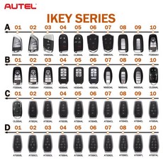 AUTEL IKEYBW003/4AL HD004/05BL NS004/05AL HY003/04AL AT003BL/04CL MaxiIM KM100 IM508 프로그래머용 범, 01 A, 04 04