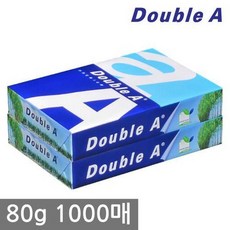 더블에이 A4 복사용지 80g 500매, 2개
