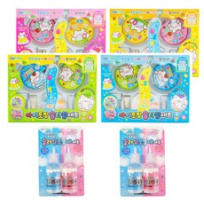 슬라임세트 4P 조절제 2P 키카슬라임 슬라임카페 슬라임 KC인증제 2P 키카슬라임 슬라임카페 슬라임 KC인증, 혼합, 1세트