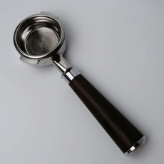 시모넬리 바텀리스 포터필터 58mm 아피아 호환 포타필타 바탐리스 아스토리아, 2. 블랙 로즈우드(2샷 바스켓 포함), 58mm 포터필터