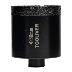 툴리고 융착 코어비트 50mm 다이아몬드 홀쏘 코아 비트 타공, 1개