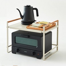 한샘 SOK 마일드 정리랙 선반 바스켓 주방 거치대 16종 모음, SOK 마일드 미니 오븐 선반 크림, 1개