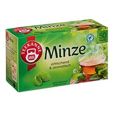 Fix Minze (페퍼민트) 티백 50개 티백 Teekanne, Fix Minze (페퍼민트) 티백 50개 티백 Tee