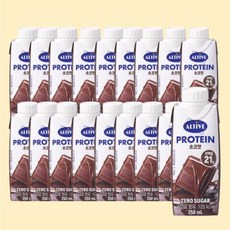 얼티브 프로틴 초코맛, 250ml, 18개