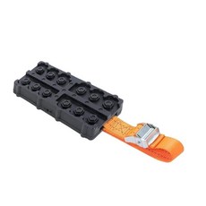 타이어 트랙션 블록 자동차 스노우 체인 스트랩 미끄럼 방지 눈 모래 진흙 얼음 도구 차량용, 1개