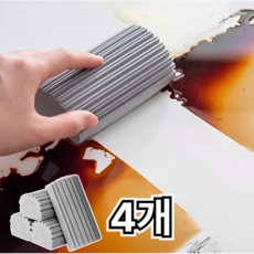 LUMIRO 싹크린 청소 스펀지 먼지 물기 먹는 다용도, 4개