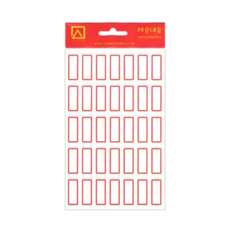 (세모네모) 1000 일반견출지 10-111R 적색 10매 / 10x24 (1개입), 개 (1개입)