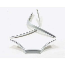 렉서스 UX200 250H 260H 2019-2021 ABS 스티어링 휠 패널 커버 베젤 트림 호환, 은색