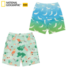 [매장발송] 내셔널지오그래픽 키즈 반바지 주니어 어린이 초등학생 수영 바다 계곡 물놀이 여행 하의