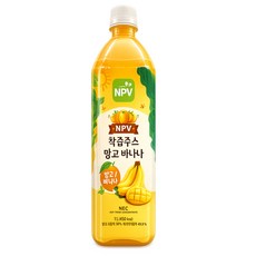 NPV 착즙주스 망고 바나나, 3개, 1L