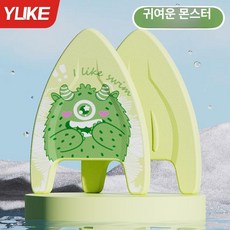 어린이 성인용 두꺼운 수영 플로트 보드 트레이닝 용품, 1개, 청록색 재미있는 동물 방수 EVA 소재