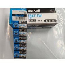 Maxell 手錶鈕扣電池, 1個, 364/SR621SW (單顆)