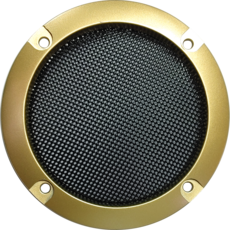 스피커 그릴 커버 스피커망 철망 골드, 2인치