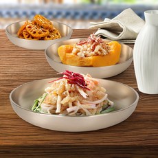 예단반상기 방짜 놋쇠그릇 다용도 원형 놋그릇세트 찬기 접시 유기, 찬기 3호, 1개