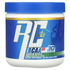 Ronnie Coleman 로니 콜먼 BCAA 엑스에스 그린 애플 189g 파우더 영양제 건강보조식품, 1