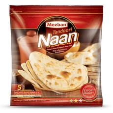 MEZBAN TANDOORI NAAN(탄두리 난-5PIECES)425G, 425g, 1개