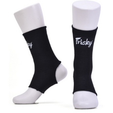 廣隆 FRISKY 護腳襪 加壓運動護踝 護腳踝 搏擊 拳擊 襪子 護腳背套 護腳襪 護踝 運動襪 運動防護, 黑色-M, 1個