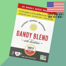 댄디 블렌드 인스턴트 허브 드링크 민들레 카페인 무 1회 량 25포 각 2.8g Dandy Blend Instant Herbal Beverage Dandelion Caffein