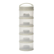 모윰 5단 분유케이스, 클라우드화이트컬러, 2개