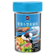 UP 雅柏 小型魚飼料 100ml 適用燈科魚、鬥魚、孔雀魚、球魚, 1個