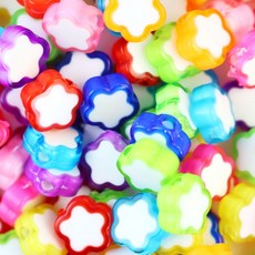 아크릴구슬 비즈 공예품 수집용 재료, 1봉