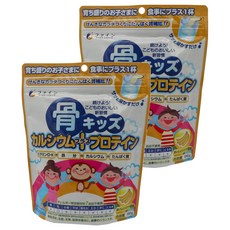 화인재팬 뼈키즈 칼슘 + 프로틴 바나나 맛 파우더, 196g, 2개