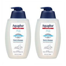 Aquaphor Baby Wash and Shampoo 아쿠아퍼 베이비 워시 앤 샴푸 25.4oz(750ml) 2팩