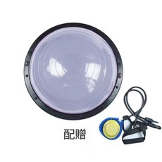 半圓平衡球 防爆瑜伽球, 46cm銀色光面款