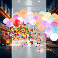 컬러 워터비즈 개구리알 52g 워터젤 촉감놀이 색감놀이 미술놀이 수정토 알록달록, S