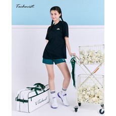 테크니스트 TNT56019 코튼 데일리 반팔티 배드민턴 피클볼 스포츠웨어
