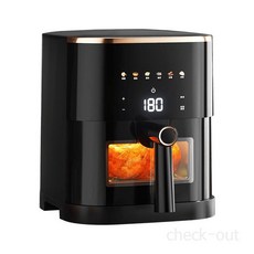 가정용 대용량 사각 에어프라이어 삼겹살 오븐형 베이킹 다기능, H_4-8명 추천 페인트 블랙 전자, 단일 모델