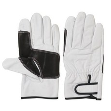 [에이스] 양가죽 장갑 양가죽 크레스트 매직 검은색 아테 부착 AG046 M사이즈, M