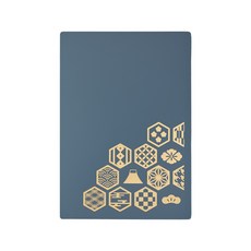 Lihit 御朱印帳收集本 集章本 朱印帳 B6 收納型 日本神社, 1個, 藍鼠