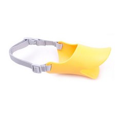 입마개 훈련용 강아지 노랑, 옐로우 S